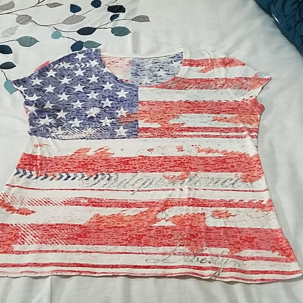 Cute Patriotic TShirt 2X